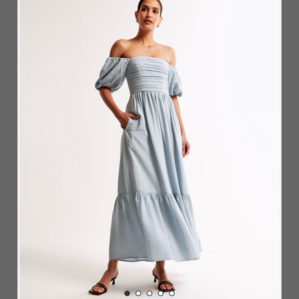 The A&F Emerson Off-The-Shoulder Maxi Dress
